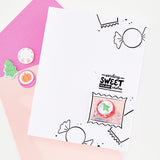 Candy Wrappers Stamp & Cut by Carly Tee