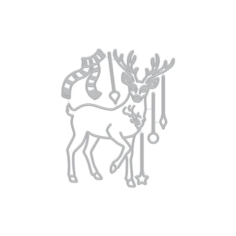 Holiday Reindeer Fancy Die (E)