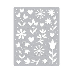 Flower and Hearts Cover Plate (F)