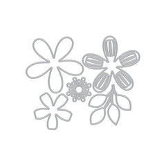 Large Flower Layering Fancy Dies from the Friendship Blooms Collection