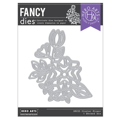 Cluster Flower Die from the Blossoms & Birdsong Collection
