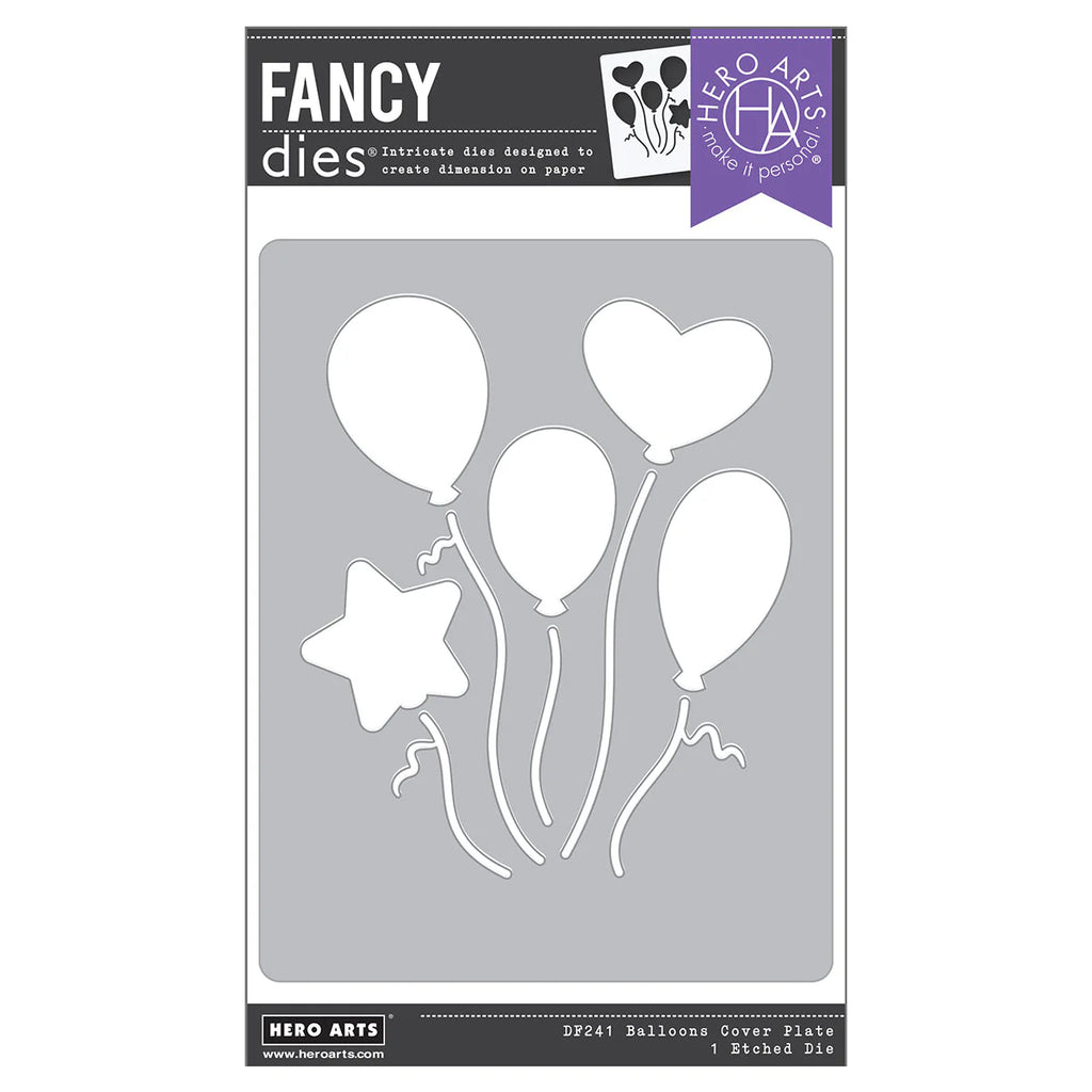 Balloons Cover Plate Die from the Let's Celebrate Collection