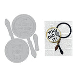 Hero Arts Magnifying Glass Die Set from the Case Closed Collection