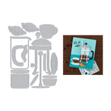 Coffee and Croissant Die Set