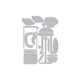 Coffee and Croissant Die Set
