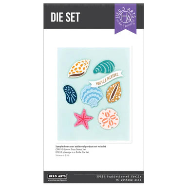 Hero Arts Sophisticated Shells Etched Dies from the Summer by The Shore Collection
