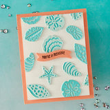 Hero Arts Sophisticated Shells Etched Dies from the Summer by The Shore Collection