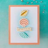 Hero Arts Sophisticated Shells Etched Dies from the Summer by The Shore Collection