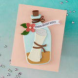 Hero Arts Message in a Bottle Etched Dies from the Summer by The Shore Collection