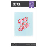 Hero Arts Candy Cane Season Etched Dies from the Candy Cane Season Collection