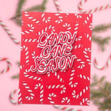 Hero Arts Candy Cane Toss Up Stencil from the Candy Cane Season Collection