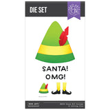 Sassy Elf Costume Etched Dies from the Yule Fuel Collection