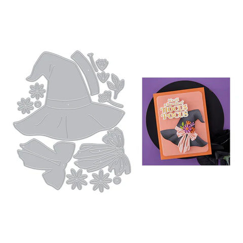 Hero Arts The Witch’s Hat Etched Dies from the Hocus Pocus Collection