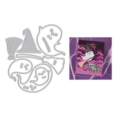 Hero Arts Boo to You Etched Dies from the Hocus Pocus Collection