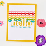 Hero Arts Hello Friend Clear Stamp & Die Bundle