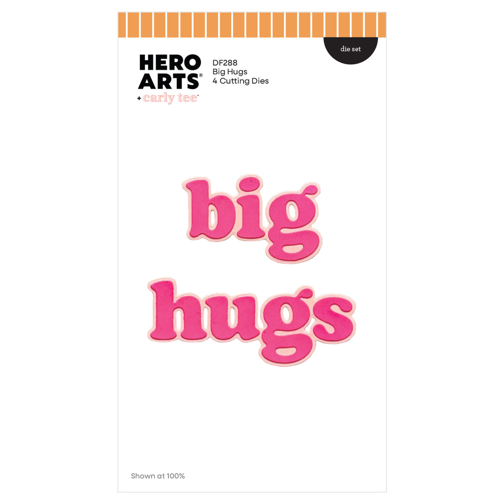 Hero Arts Big Hugs Die Set by Hero Arts + Carly Tee