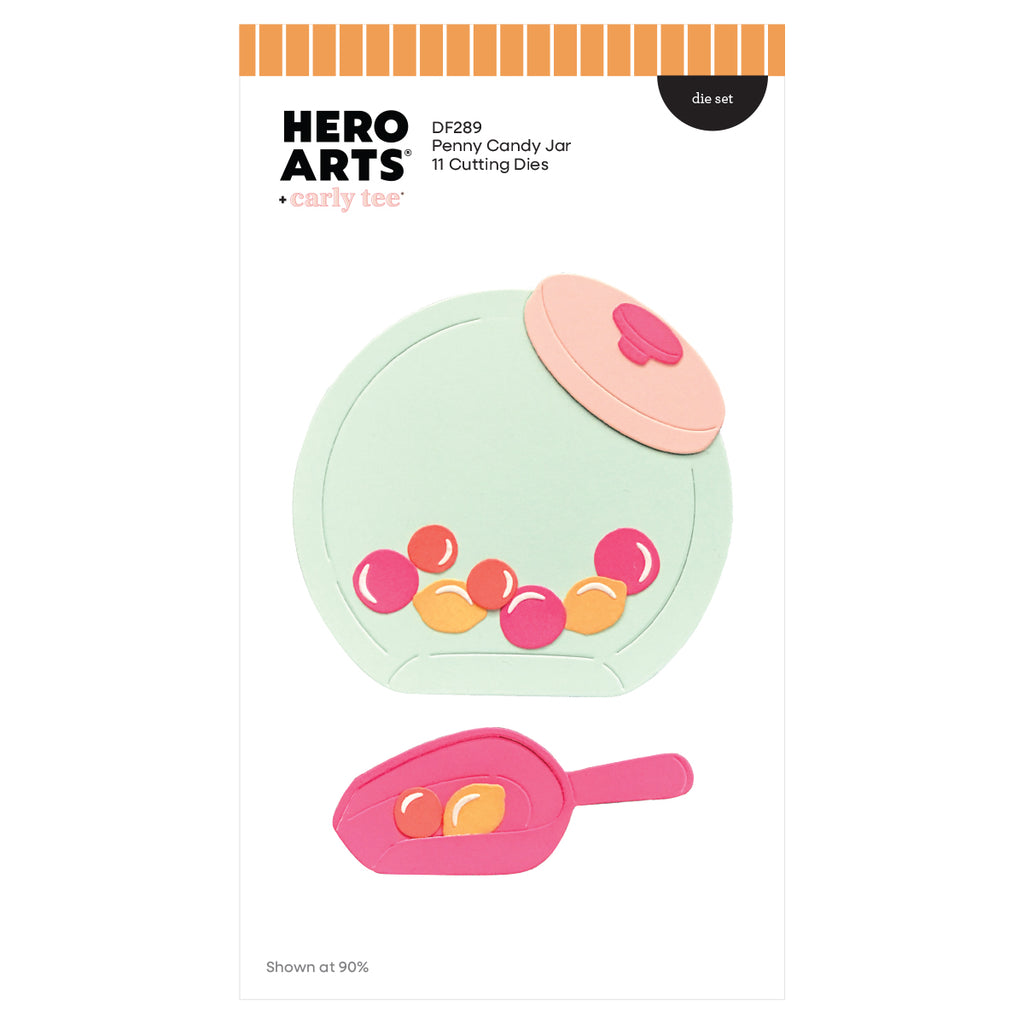 Hero Arts Penny Candy Jar Die Set by Hero Arts + Carly Tee