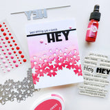 Happy Hey Sentiments 3x4 Stamp Set