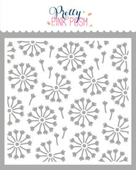 Dandelion Background Stencil