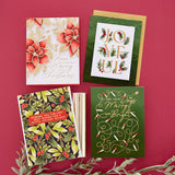 Glimmer Holly Background Hot Foil Plate from the De-Light-Ful Christmas Collection by Yana Smakula