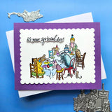Celebration Moments Press Plates from the Say Cheese Classic Pooh Birthday Collection by Simple Stories