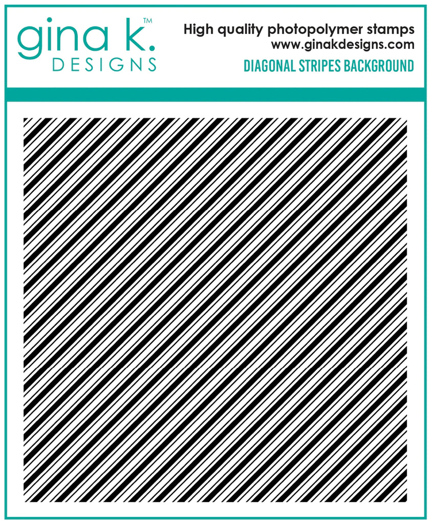 Diagonal Stripes Background Stamp
