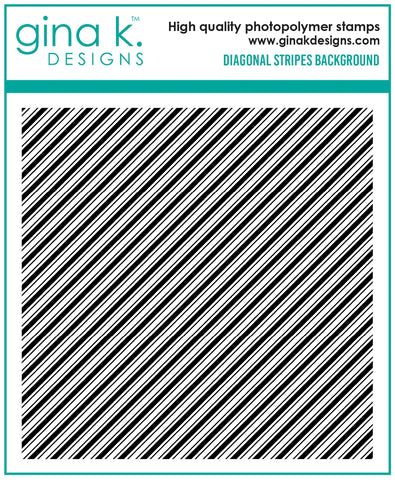 Diagonal Stripes Background Stamp
