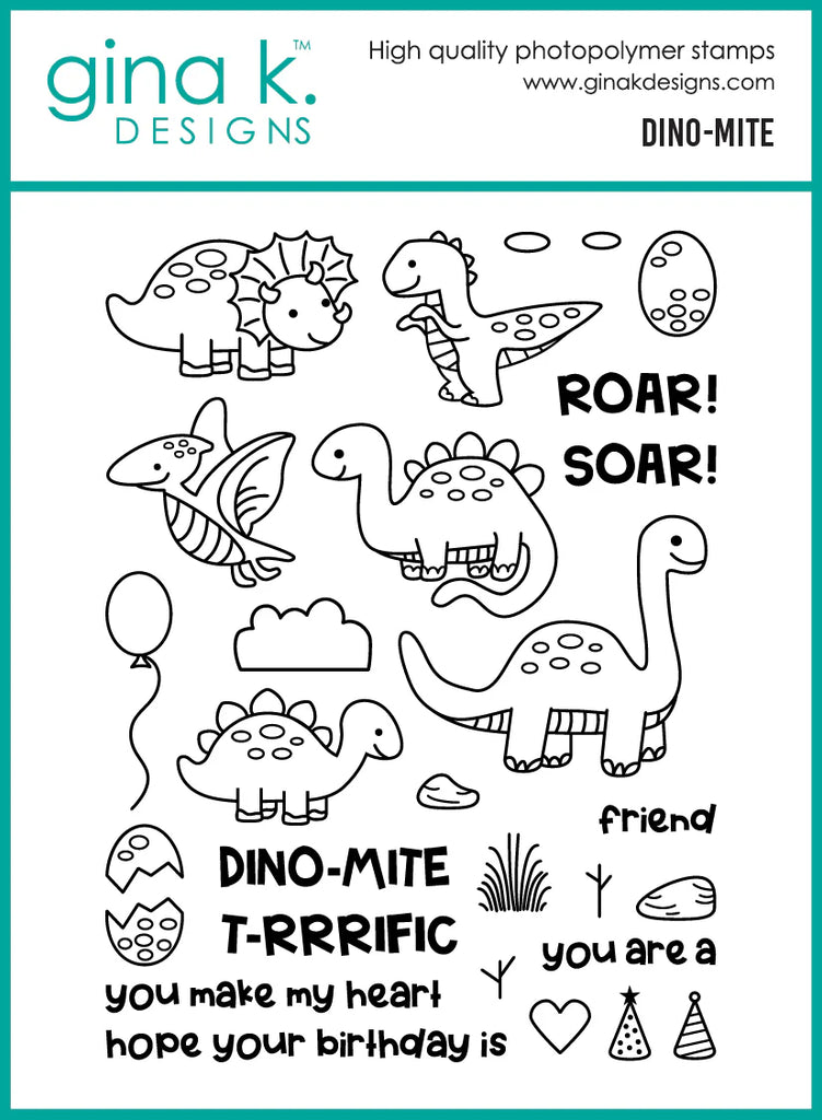 Dino-mite Stamp Set