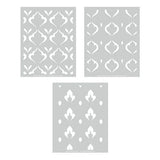 Dreamy Damask Layered Stencils (set of 3)