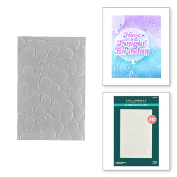 Floating Balloons 3D Embossing Folder from the It’s My Party Too Collection