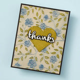 Flowers & Foliage 3D Embossing Folder from the From the Garden Collection by Wendy Vecchi