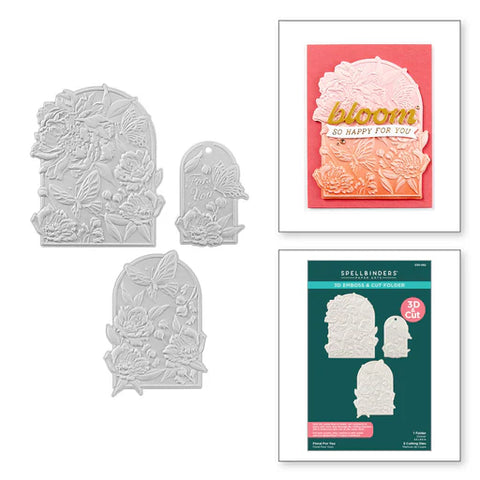 Floral For You 3D Emboss & Cut Folder from the Sealed 3D Botanicals Collection