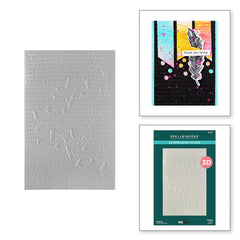 Soaring 3D Embossing Folder Embossing Folder from the Collaged Birds Collection by Dina Wakley
