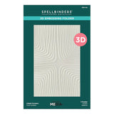 Lined Corners 3D Embossing Folder from the Modern Botanicals Collection by Dina Wakley