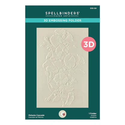 Petunia Cascade 3D Embossing Folder from the Summer Solstice Garden Collection by Susan Tierney-Cockburn