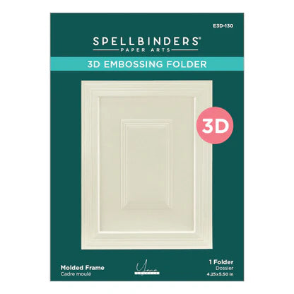 Molded Frame 3D Embossing Folder from the Yana's Daisies Collection by Yana Smakula