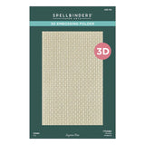 Linen 3D Embossing Folder from the Texture & Foliage Collection by Suzanne Hue