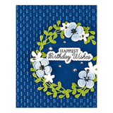 Linen 3D Embossing Folder from the Texture & Foliage Collection by Suzanne Hue