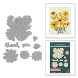 Thank You Bouquet 3D Emboss & Cut Folder from the Tabbed Classics Collection by Wendy Vecchi