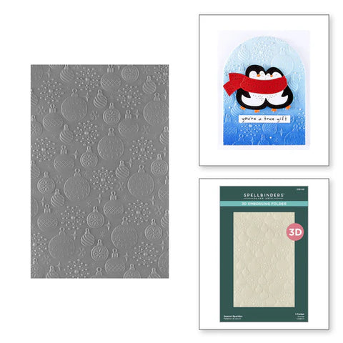Season Sparkles 3D Embossing Folder from the Merry Mischief Collection