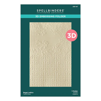 Regal Lattice 3D Embossing Folder