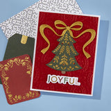 Gifting Bow Etched Dies from the Merry Moments Collection