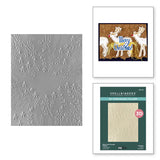 Stars and Fronds Frame 3D Embossing Folder from the Starry Holiday Collection by Dina Wakley