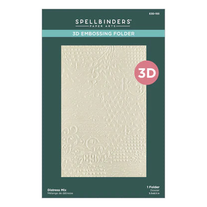 Distress Mix 3D Embossing Folder from the Beautifully Imperfect Collection