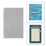 Crackle Paint 3D Embossing Folder from the Beautifully Imperfect Collection