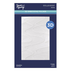 Streamline 3D Embossing Folder from the Ski-son's Greetings Collection by Simon Hurley