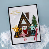 Streamline 3D Embossing Folder from the Ski-son's Greetings Collection by Simon Hurley