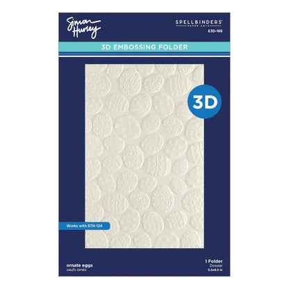 Ornate Eggs 3D Embossing Folder by Simon Hurley