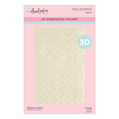Ribbons & Seams 3D Embossing Folder by Frank Garcia