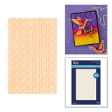Rattan Cane 3D Embossing Folder by Simon Hurley